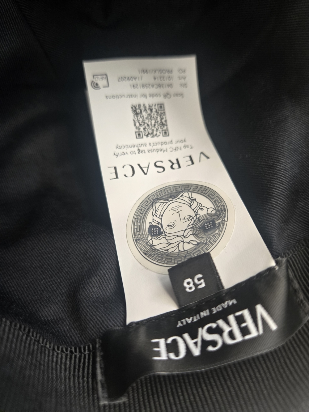 VERSACE EUC Multicolor Nylon Baseball Cap – Size 58 - Picture 5 of 14